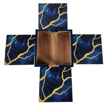 Imagem de Porta-copos de madeira antiderrapantes – Protetores de bebida feitos à mão para mesa