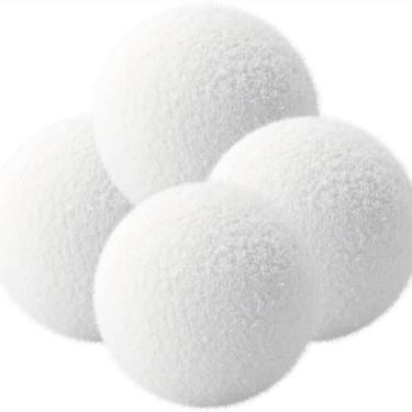 Imagem de Bolas de lixo para banheira de hidromassagem e piscina, absorvente de espuma de spa reutilizável, removedor de óleo flutuante de 7 cm, limpador lavável e durável, bolas de esponja de spa, ajuda a