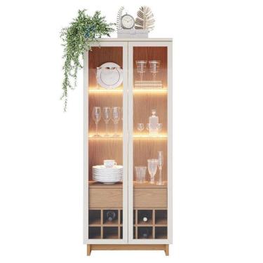 Imagem de Cristaleira Guanabara Off White Freijó– Colibri