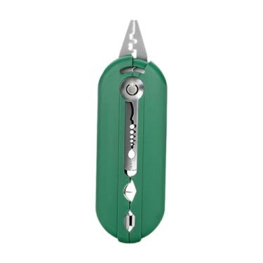 Imagem de Ｂｅｓｇａ Alicate de crimpagem e decapagem de fios, ferramenta manual fácil de usar para eletricistas. Ideal para cortar, desencapar e romper fios.