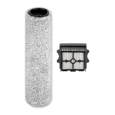 Imagem de Rolo de escova Floor One S9 Artist Pro e filtros HEPA para aspirador de pó seco e úmido Tineco Floor One S9 Artist Pro/Stretch S6/Switch S6 (exceto alça), 1 rolo de escova, 1 filtro HEPA