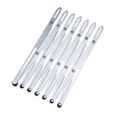 Imagem de oshhni Régua de costura expansível, ferramenta de medição e marcação para artesanato, guia de costura, espaçador de casas de botão para acessórios de cortina, Cabeça Longa de 7