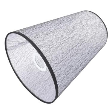 Imagem de Cloth Drum Lampshade Replacement for Base Ceiling and Desk Lamps Black Mesh Cover and Easy to Install Lamp Accessory for Household Use