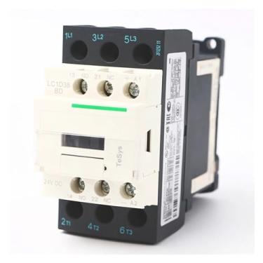Imagem de UHFILYQBA LC1D38BD Contator eletromagnético DC 3P 3NO LC1-D38BD 38A 24V DC Bobina