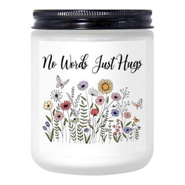 Imagem de Presentes de simpatia pela perda de um ente querido, presente para mulheres, presentes memoriais, presente de condolências de luto para perda, vela de simpatia de conforto para mulheres, vela de cera