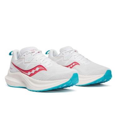 Imagem de Saucony Tênis feminino Tempus 2, Branco/Caiena, 37