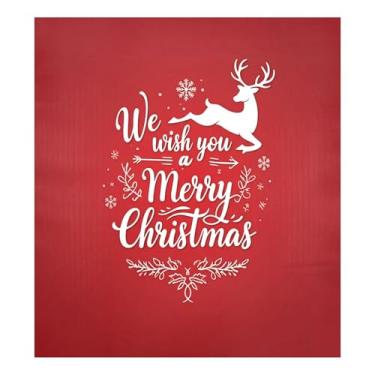 Imagem de SEHANY Capa magnética para lava-louças Merry Christmas, adesivos magnéticos para decoração de Natal para painel de geladeira e lava-louças, decoração de Natal de cozinha doméstica 58 x 66 cm