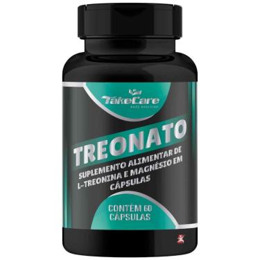 Imagem de TREONATO DE MAGNÉSIO L-TREONINA 60 CÁPSULAS - TAKE CARE-Unissex