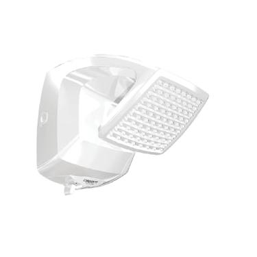 Imagem de CHUVEIRO DUCHA MULTITEMPERATURAS OU ELETRÔNICO NAS VOLTAGENS 110/127V E 220V, Design Branco, Alta Economia de Energia(110/127V55KW,COM HASTE)