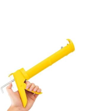 Imagem de APLICADOR DE SILICONE PROFISSIONAL ENGRAXADEIRA ACO VEDACAO APLICACAO MANUAL TUBO COLA REJUNTE PVC ALTA PRESSAO