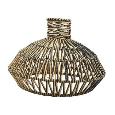 Imagem de Generic Abajur pendente trançado, decoração rústica, capa para luminária de teto para lustre, café, corredores, ilha de cozinha, casa de chá