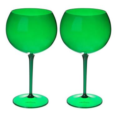 Imagem de Taça De Gin 600ml Kit 2pçs Acrílico Alto Padrão Premium - NEOPLAS, VER