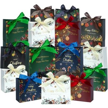 Imagem de Nimbbex 24 sacos de presente de papel de Natal