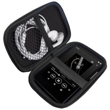 Imagem de Compatível com Lamshaw capa para Sony NW-A306, capa protetora durável de EVA Lamshaw à prova de choque e leve, compatível com Sony NW-A306 (preto)