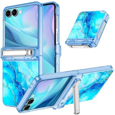 Imagem de Casetego Capa magnética para Galaxy Z Flip 7, [compatível com MagSafe] [Protetor de tela embutido] [Suporte] [Proteção de dobradiça] Capa feminina fina à prova de choque para Samsung Galaxy Z Flip 7