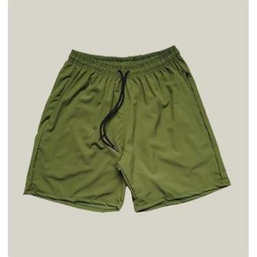 Imagem de Shorts Praia Masculino Elastano WSS Basic Verde Militar-Masculino