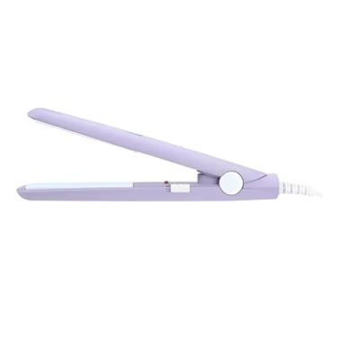 Imagem de Mini Chapinha Portátil, Placas de Cerâmica, Bivolt, 160°C, Lilás, 17cm, com Estojo