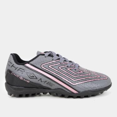 Imagem de Chuteira Society Juvenil Umbro Chrome Unissex-Unissex