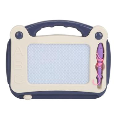 Imagem de CUOFYUNL Bloco de escrita apagável ABS cor prancheta magnética mini sinais de quadro para salão de beleza (Azul)