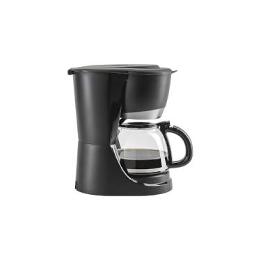 Imagem de Cafeteira Elétrica 30 Xícaras, 1200ml, 830W, 127V, Jarra de Vidro, Sistema Antigotejamento, Filtro Permanente, Preta, 23.5x28.5x16cm