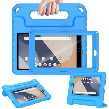 Imagem de AVAWO Capa infantil para tablet Onn 17.8 cm 2024 Gen 4 (modelo 100135924) (4ª geração, 2024), capa leve com suporte para tablet Walmart Onn 7 (serve apenas para 7 polegadas 2024, 4 gerações), azul