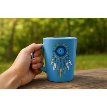 Imagem de Caneca de Porcelana Azul 270ml - Filtro dos Sonhos