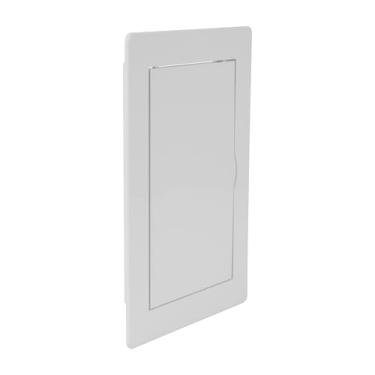 Imagem de Repa Market Painel de acesso 4 x 8 para drywall e teto - painel de porta de plástico ABS branco, placa de cobertura de furo de parede - à prova de ferrugem, fácil acesso e instalação, porta articulada