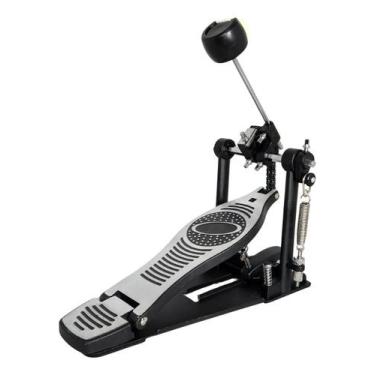 Imagem de Pedal Para Bumbo Bateria Corrente Dupla Konig Cromado