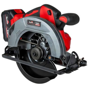 Imagem de Serra Circular Toyama Tbt18scw180 18v Brushless Kit Bateria