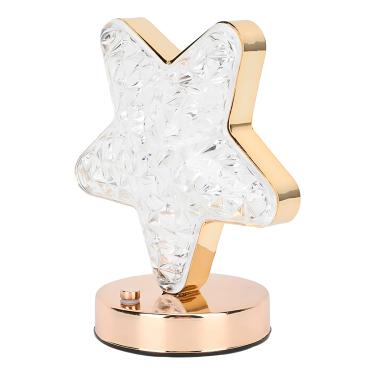 Imagem de Luminária Formato Estrela Decoração LED Quarto Iluminação - Toque Mágico e Aconchegante para Seu Ambiente