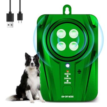 Imagem de Dispositivos de dissuasão de latidos de cães, dispositivo ultrassônico antilatido para cães, dispositivos de controle de latidos para treinamento de cães ao ar livre, 3 modos de dispositivos