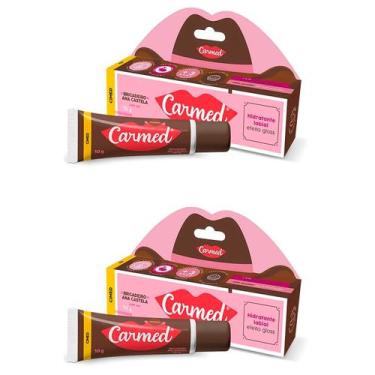 Imagem de Kit 2x Carmed Hidratante Labial Efeito Gloss Linha Doces Ana Castela B