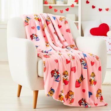 Imagem de Roupa de cama para o Dia dos Namorados Patrulha Canina, super macia, 152 x 178 cm, (produto oficialmente licenciado) pela Franco Collectibles