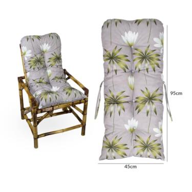 Imagem de Almofada Cheia 95x45cm - Encosto Gordo Ideal para Cadeira, Poltrona, Sofá e Cama, Confortável e Decorativa (Tupila)