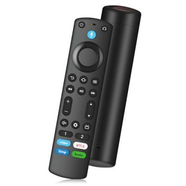 Imagem de Controle remoto de voz de substituição compatível com todas as séries de TV Cube/Stick (2ª/3ª geração), Stick 4K Max/4K (1ª/2ª geração), Stick Lite/HD, adequado para todas as séries