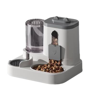 Imagem de SmartPet Ração Dupla e Fontana de Água para Gatos Cães Dispositivo Inteligente 2-em-1 Alimentação Bebedouro Design Integrado Multifuncional Purificação em Circulação Armazenamento Grande Capacidade An