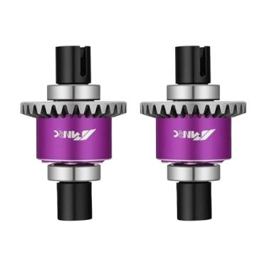 Imagem de NMNRC Alum 2Pcs Front Rear Differential Diff Gear Kit Compatible with Arrma 1/18 Granite Grom 1/14 Typhon Grom 1/16 Mojave Grom Series Upgrades Part Purple