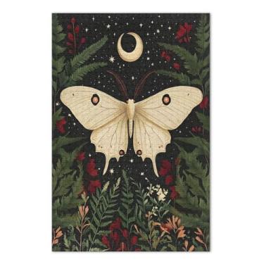 Imagem de Quebra-cabeças pretos crescentes para adultos, 500 peças, quebra-cabeças jiggy para adultos, noite de jogo