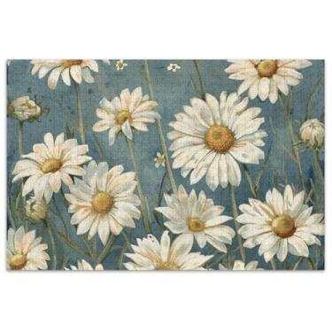 Imagem de Quebra-cabeça floral com margaridas 500 peças para adultos, presentes natureza, flor, arte