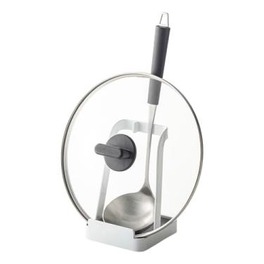 Imagem de YAMAZAKI Home Suporte de concha de torre Yamazaki 2248 para utensílios na cozinha, branco