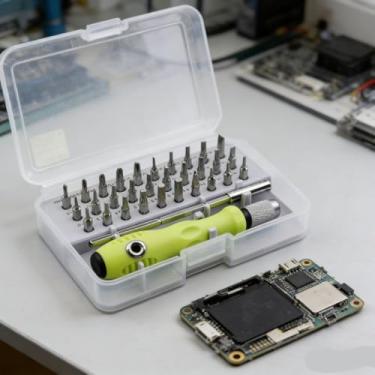 Imagem de Conjunto de mini chaves de fenda, kit de ferramentas de precisão com haste de extensão de brocas intercambiáveis para eletrônicos e pequenos reparos