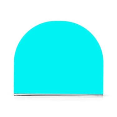 Imagem de Porta-guardanapos de acrílico ciano aqua, porta-guardanapos vertical em forma de U para guardanapos de coquetel, pacote com 1 ou 2