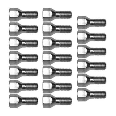 Imagem de Jogo 20 Parafuso Cromado De Roda Fiat Toro Jeep Renegade