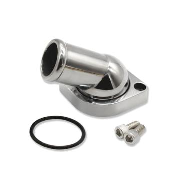 Imagem de IMOOA Carcaça de termostato giratório de 45° de alumínio polido para motores Chevy LS LS1 LS2 LS3 LS7 LS9 L76 L92