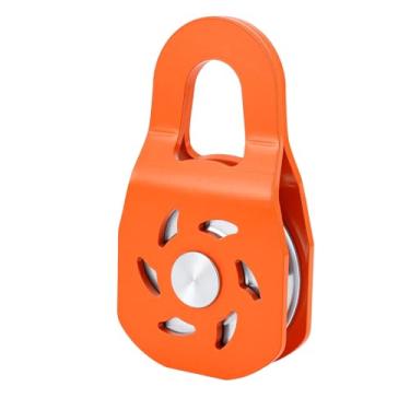 Imagem de Generic Bloco de Travamento de Guincho de 10 Toneladas, Bloco de Polia de Reboque de Aço Forjado para Serviço Pesado de 22.000 Libras Com Placas Laterais Revestidas de PVC para Cabo de