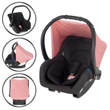 Imagem de Bebê conforto, cadeirinha Infantil para carro Ello Rosa - Tutti Baby