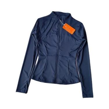 Imagem de Jaqueta Esportiva Feminina Slim Fit De Manga Longa Para Yoga E Treino 