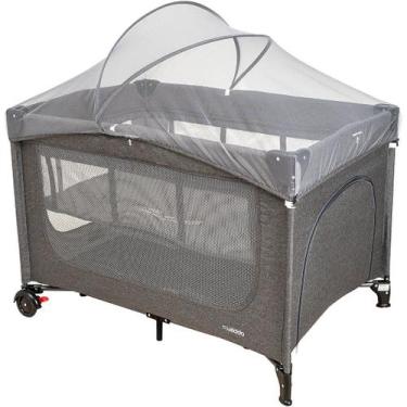 Imagem de Berço Cercado Desmontavel Portatil Kiddo Dreams Grafite