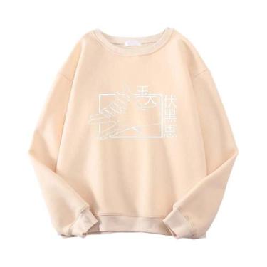 Imagem de Moletom Masculino De Fleece Estampado Jujutsu Kaisen Quente Confortáve