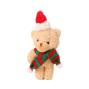 Imagem de Mini Ursos De Pelúcia De Natal 12 Peças Em Lote Chaveiro Pequenos Anim
